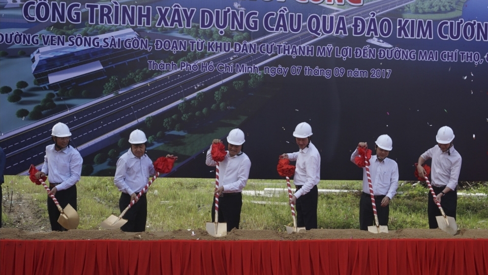 TP Hồ Chí Minh: Khởi công cầu qua đảo Kim Cương
