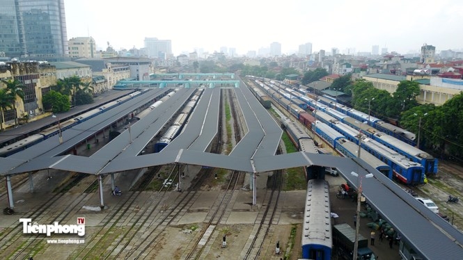 Ga Hà Nội hơn 100 tuổi - góc nhìn từ trên cao ga ha noi hon 100 tuoi goc nhin tu tren cao