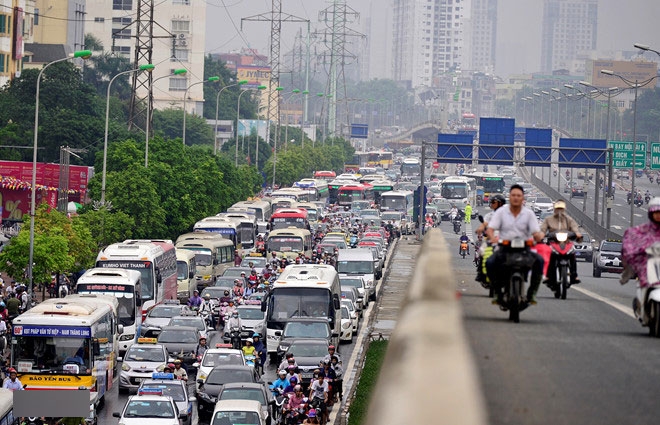 Hà Nội đề xuất xén dải phân cách đường Vành đai 3 ha noi de xuat xen dai phan cach duong vanh dai 3