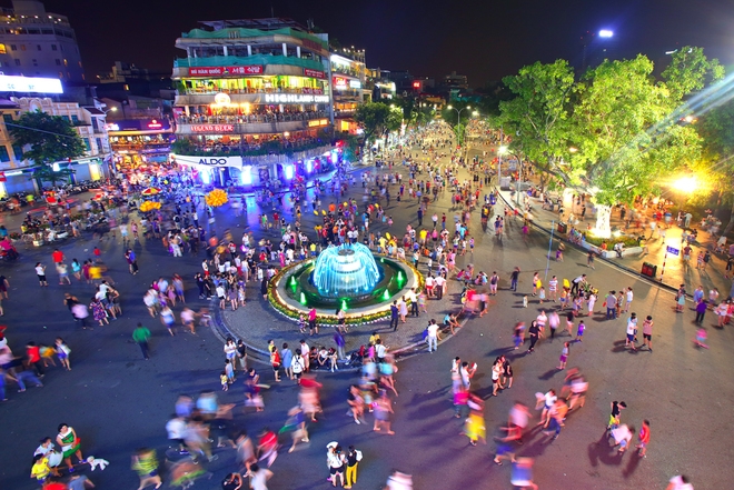 Chưa tiếp tục mở rộng không gian đi bộ trong khu vực phố cổ Hà Nội chua tiep tuc mo rong khong gian di bo trong khu vuc pho co ha noi