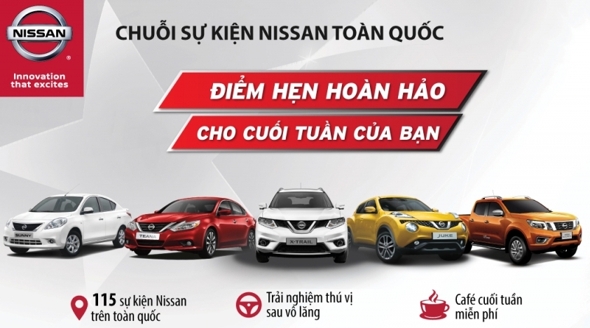 Sẽ có hơn 100 sự kiện lái thử xe Nissan trong tháng 3 này