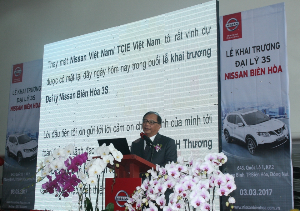 nissan viet nam khai truong dai ly 3s tai dong nai
