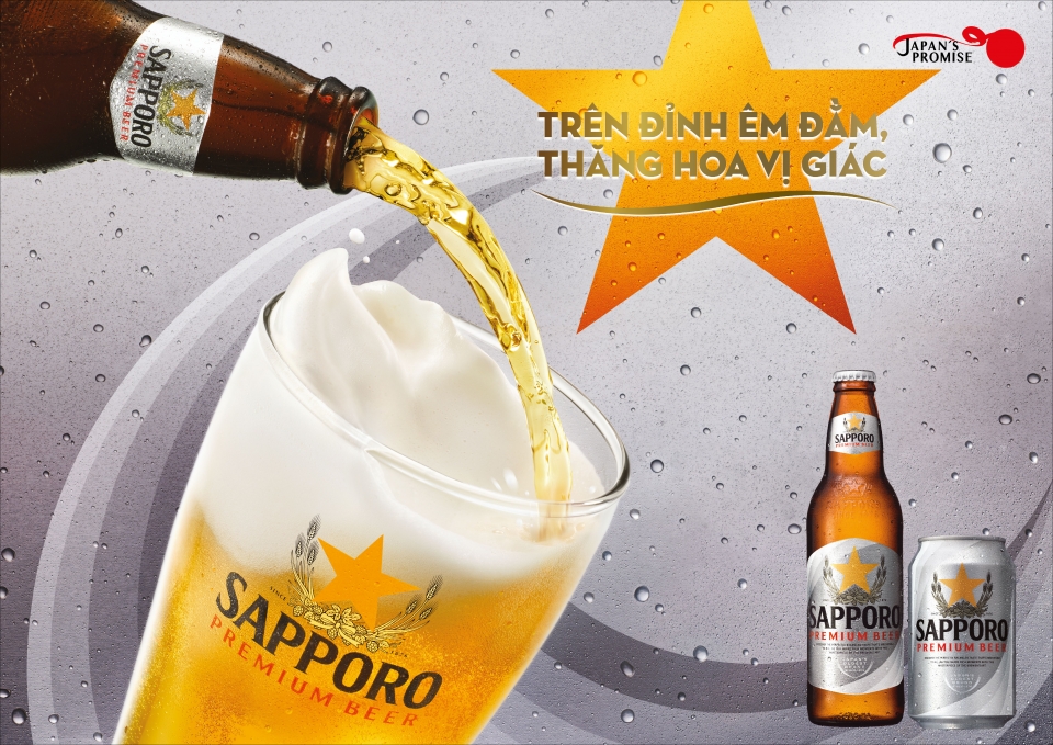 Tận hưởng mùa hè đẳng cấp cùng bia Sapporo tan huong mua he dang cap cung bia sapporo