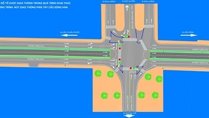 Đà Nẵng: Thông xe hầm chui phía Tây cầu sông Hàn vào ngày 30/4