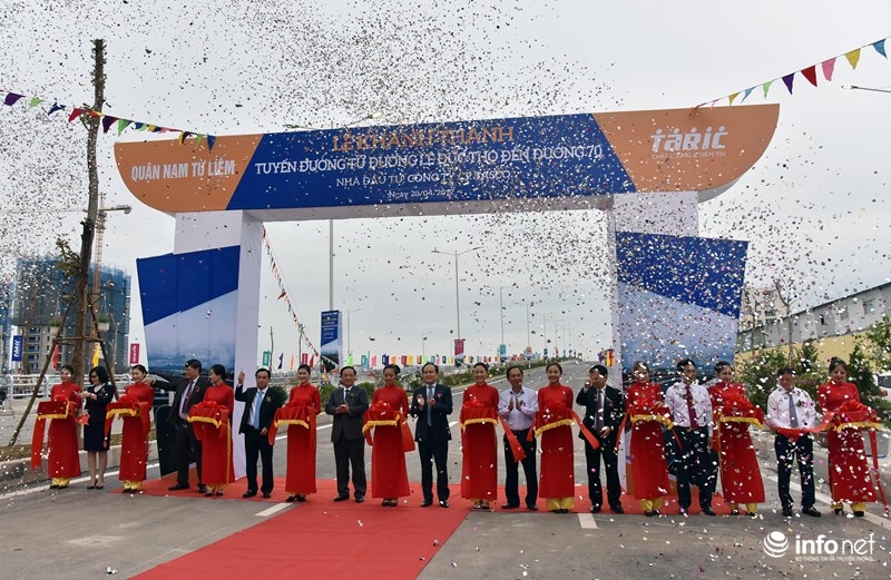 Hà Nội: Thông xe tuyến đường nối Lê Đức Thọ với đường 70 ha noi thong xe tuyen duong noi le duc tho voi duong 70