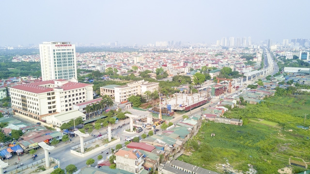 hinh anh moi nhat ve tuyen metro nhon ga ha noi