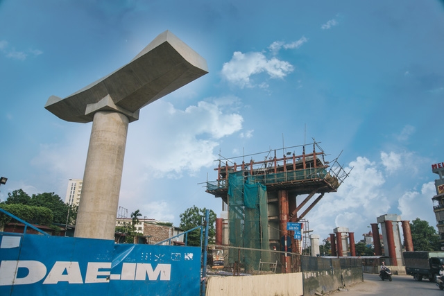 hinh anh moi nhat ve tuyen metro nhon ga ha noi