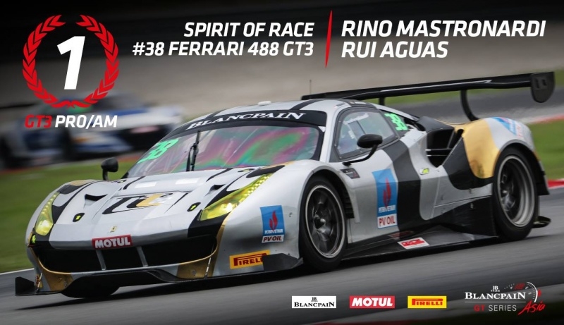 Thắng lợi đầu tiên của "38 - Spirit of Race" tại Blancpain GT Series Asia thang loi dau tien cua 38 spirit of race tai blancpain gt series asia