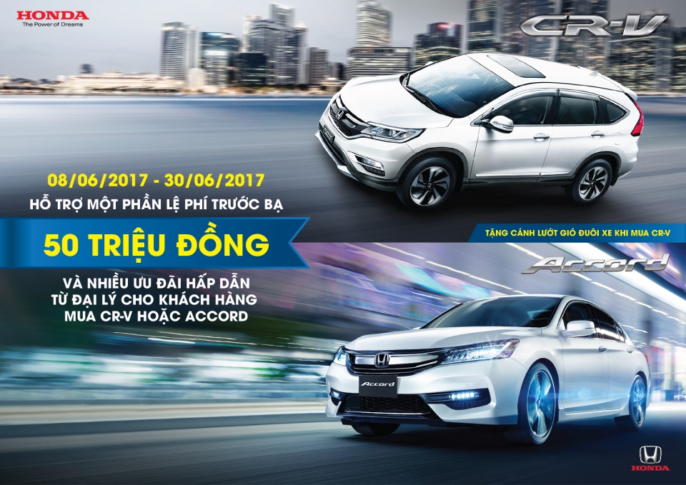honda viet nam tiep tuc ho tro le phi truoc ba cho khach mua cr v accord