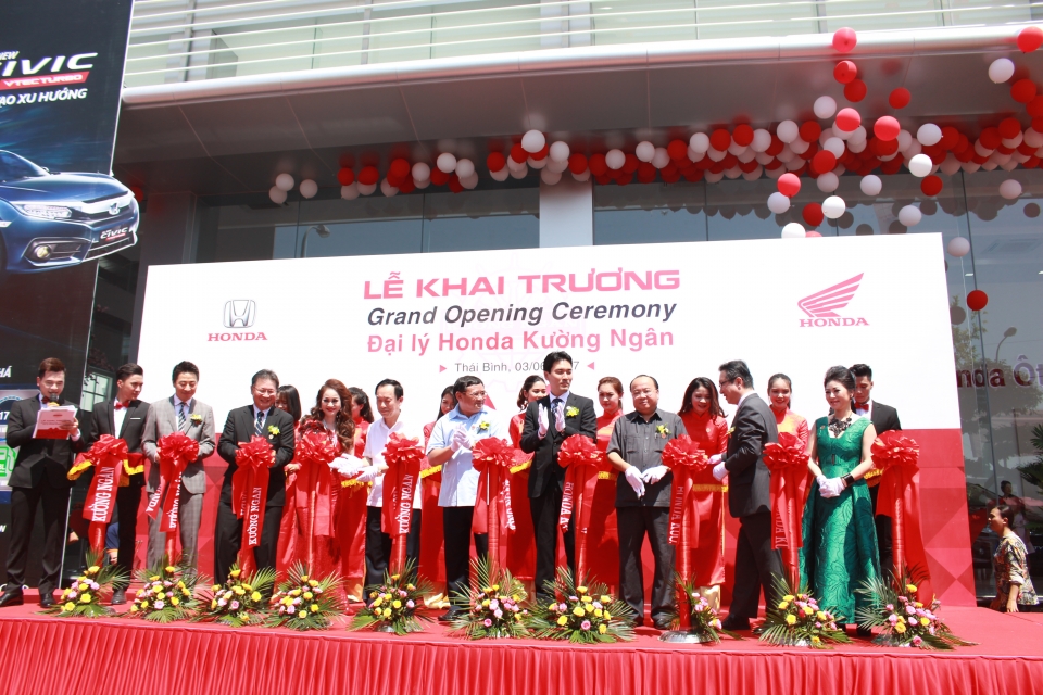 honda viet nam khai truong dai ly 5s moi tai thai binh
