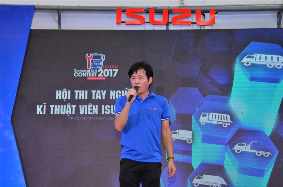 Sôi động hội thi tay nghề kỹ thuật viên Isuzu toàn quốc 2017 soi dong hoi thi tay nghe ky thuat vien isuzu toan quoc 2017