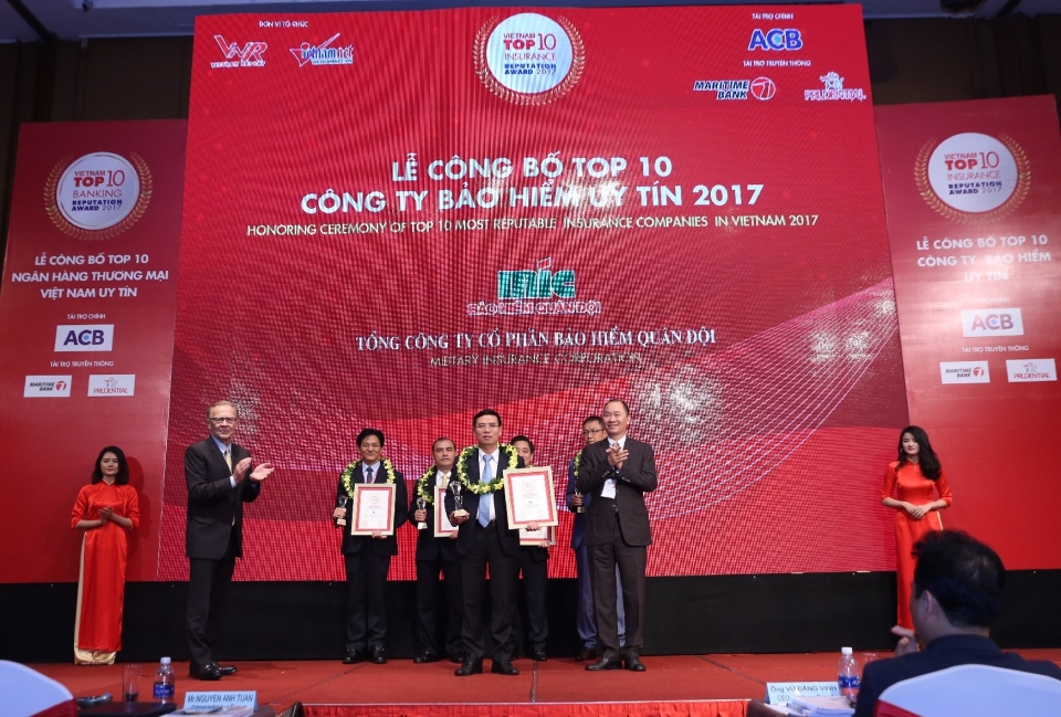 bao hiem quan doi chinh thuc lot top 4 doanh nghiep bao hiem phi nhan tho uy tin nam 2017