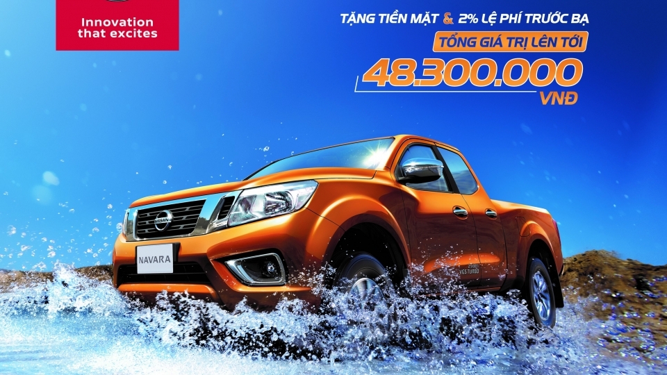 Khuyến mại đặc biệt dành cho Nissan Navara EL và Navara VL trong tháng 8