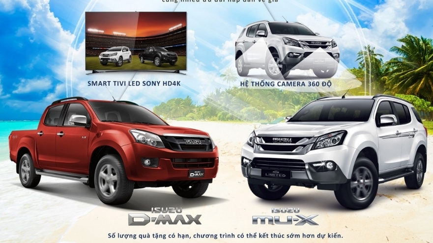 Khuyến mãi lớn trong tháng 8 khi mua xe ISUZU