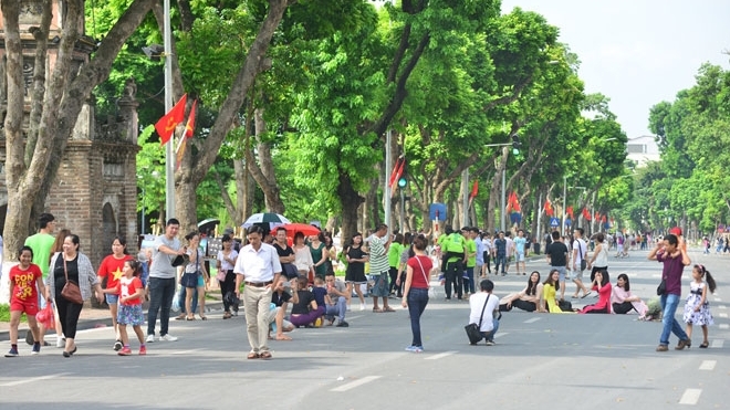 Kéo dài thời gian hoạt động của phố đi bộ dịp Quốc khánh năm 2017