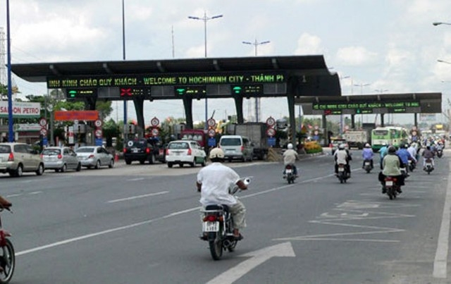 TP Hồ Chí Minh sắp áp dụng thu phí không dừng tại 3 trạm BOT tp ho chi minh sap ap dung thu phi khong dung tai 3 tram bot