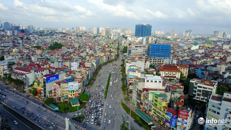 ha noi can canh nut that co chai tren duong nghin ty dang duoc giai toa