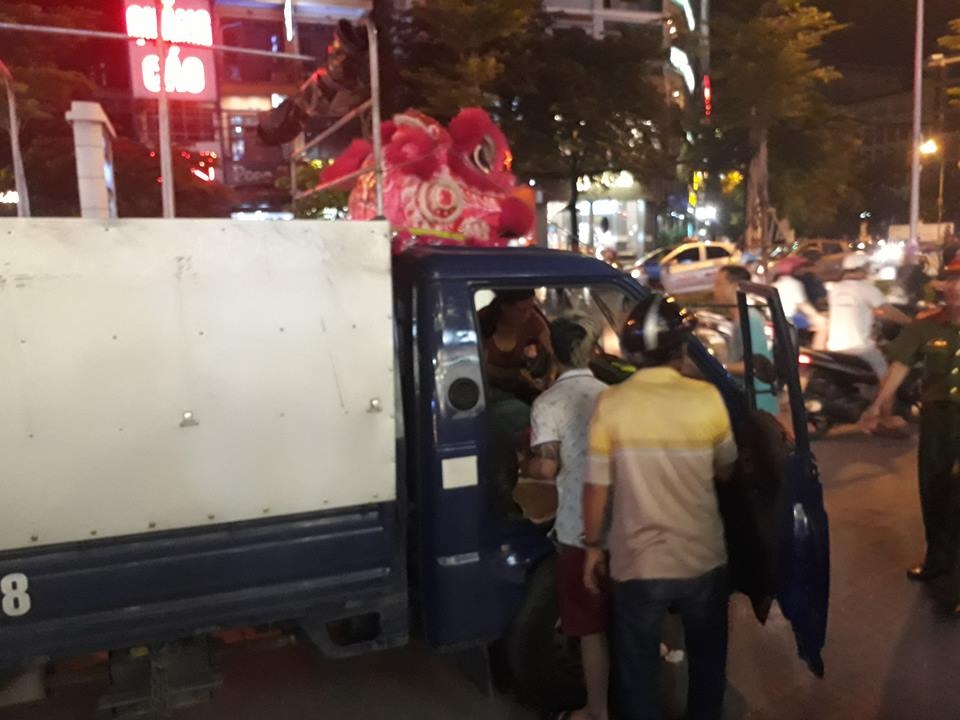 tai xe tu vong dot ngot khi dang lai xe tai