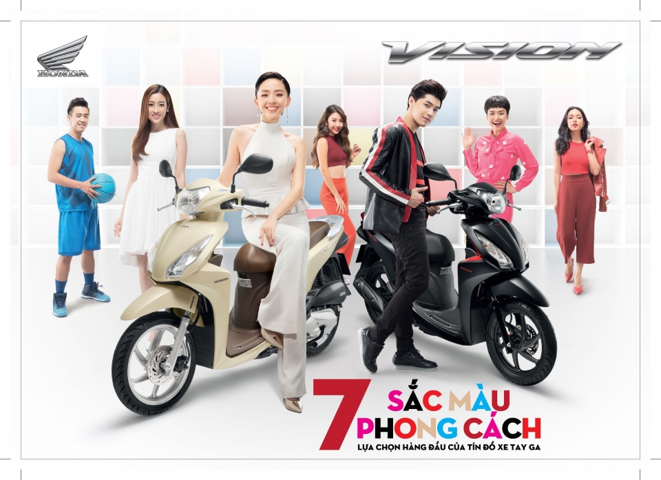 honda vision them mau moi gia khong doi