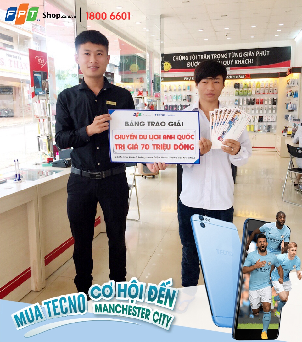 Mua điện thoại TECNO để có cơ hội đến Manchester City mua dien thoai tecno de co co hoi den manchester city
