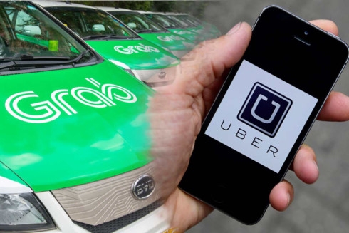 de xuat xe uber grab phai dan tem logo nhu taxi truyen thong