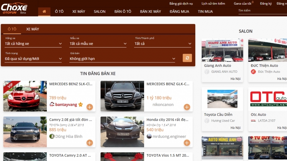 Chính thức khai trương choxeotofun.net dành cho cộng đồng OTOFUN