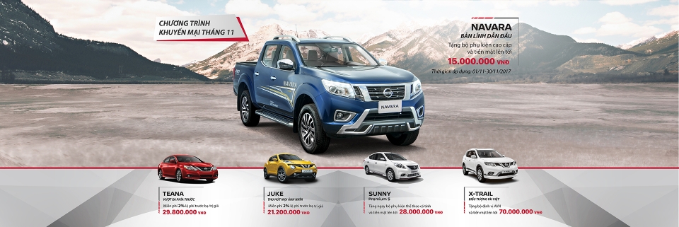 Nissan Việt Nam tung khuyến mãi chào tháng 11 nissan viet nam tung khuyen mai chao thang 11