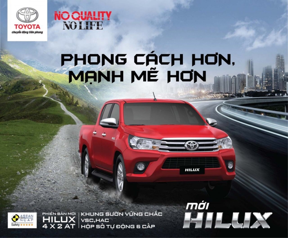 Toyota Hilux "lên đời" động cơ 2.4L mới với giá từ 631 triệu đồng toyota hilux len doi dong co 24l moi voi gia tu 631 trieu dong