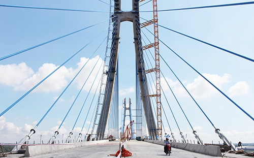 Bộ GTVT thông tin chính thức về vết nứt dầm thép cầu Vàm Cống bo gtvt thong tin chinh thuc ve vet nut dam thep cau vam cong