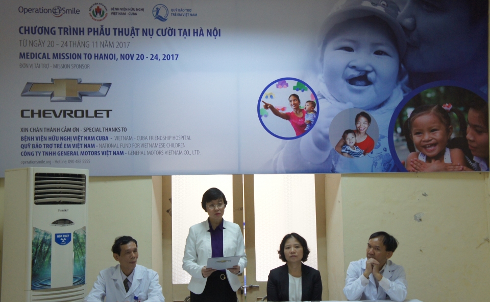 Năm thứ 4 liên tiếp, Chevrolet mang lại nụ cười cho trẻ em bị dị tật hàm ếch nam thu 4 lien tiep chevrolet mang lai nu cuoi cho tre em bi di tat ham ech