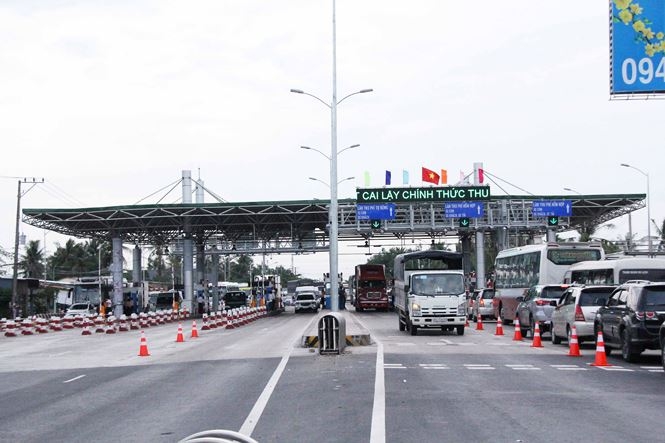 Trạm BOT Cai Lậy chuẩn bị thu phí trở lại trong tháng 11 tram bot cai lay chuan bi thu phi tro lai trong thang 11