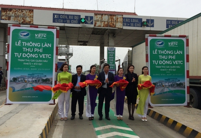 Bắt đầu thu phí không dừng tại trạm Quán Hàu trên Quốc lộ 1 bat dau thu phi khong dung tai tram quan hau tren quoc lo 1