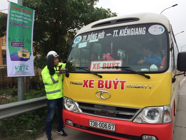 Bắt đầu thu phí không dừng tại trạm Quán Hàu trên Quốc lộ 1 bat dau thu phi khong dung tai tram quan hau tren quoc lo 1