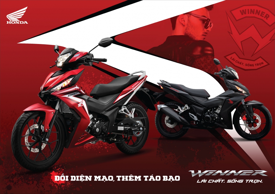 Honda WINNER 150 đổi diện mạo với tem xe mới honda winner 150 doi dien mao voi tem xe moi