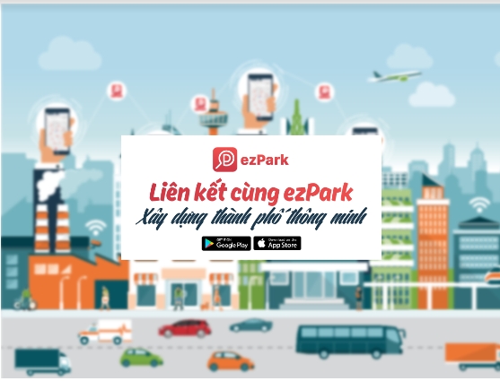 do xe thong minh trong pho voi ung dung ezpark