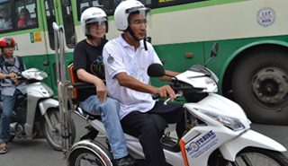 TP. HCM: Xe ôm miễn phí cho người khuyết tật