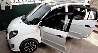 Kia Morning “làm đẹp” đón Tết