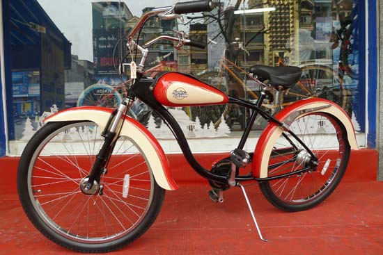 Xe đạp h&agrave;ng hiếm Harley Davidson tại Việt Nam.