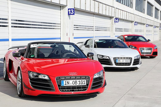 3 siêu xe đang chờ chúng tôi ở Penbay : R8 GT Spyder, R8 GT Coupe và TT RS