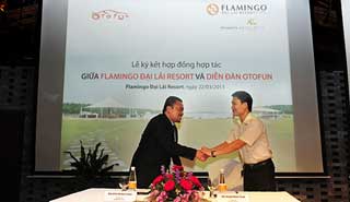 Flamingo và diễn đàn Otofun ký kết hợp đồng hợp tác