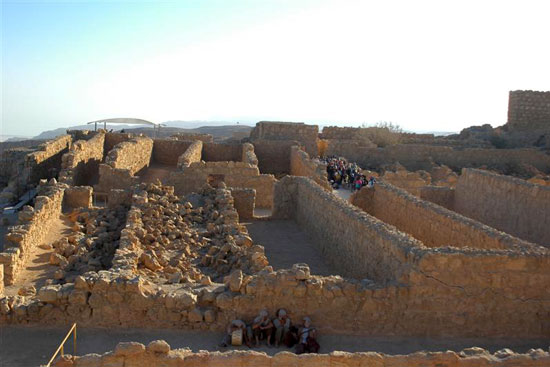 Một phần c&ograve;n s&oacute;t lại của ph&aacute;o đ&agrave;i Masada