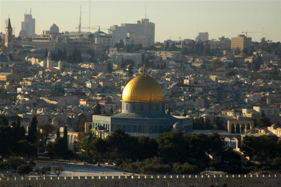 To&agrave;n cảnh khu th&agrave;nh cổ Jerusalem.