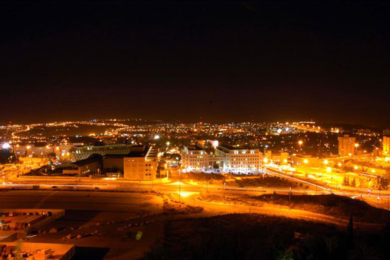 To&agrave;n cảnh Jerusalem về đ&ecirc;m