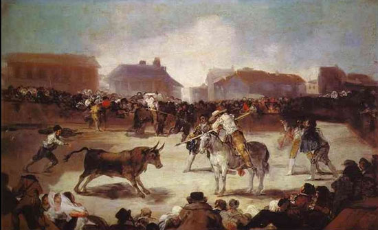 C&aacute;c t&aacute;c phẩm của họa sĩ lừng danh Francis Goya n&oacute;i rất nhiều đến corrida v&agrave;o đầu thế kỷ 19.