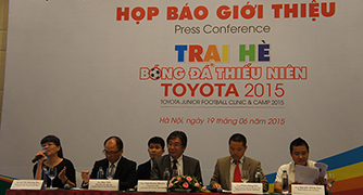Cơ hội tham dự miễn phí "Trại hè bóng đá thiếu niên Toyota 2015" dành cho trẻ em