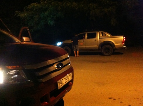 chuyen di cua hoi pickup ve vung lu