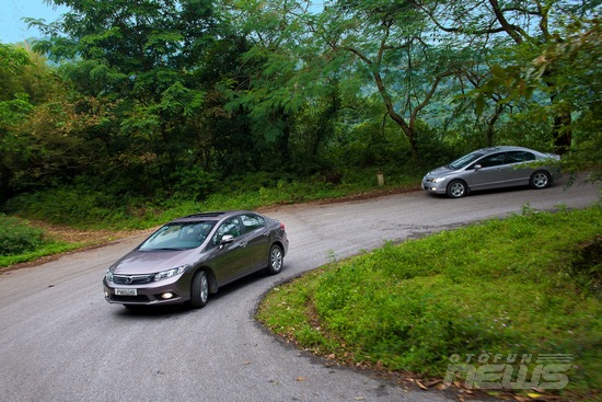 honda civic mot lan nhin lai