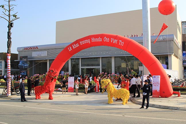 honda viet nam khai truong dai ly o to thu 6 tai mien bac