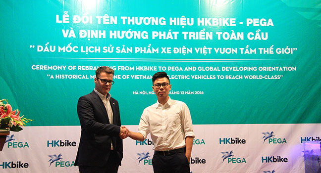 Thương hiệu xe điện HKbike đổi tên thành PEGA