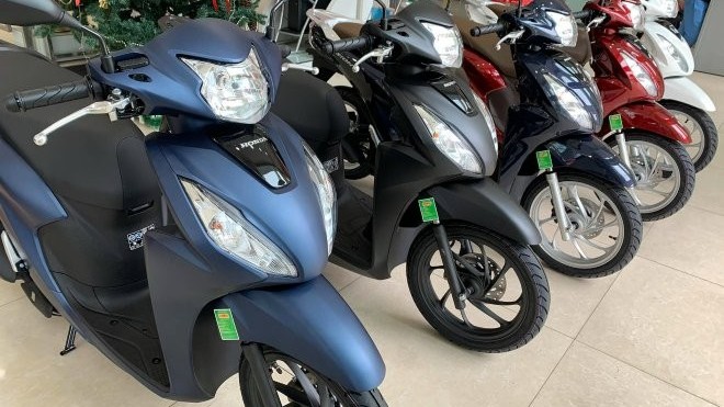 Doanh số xe máy giảm năm thứ ba liên tiếp